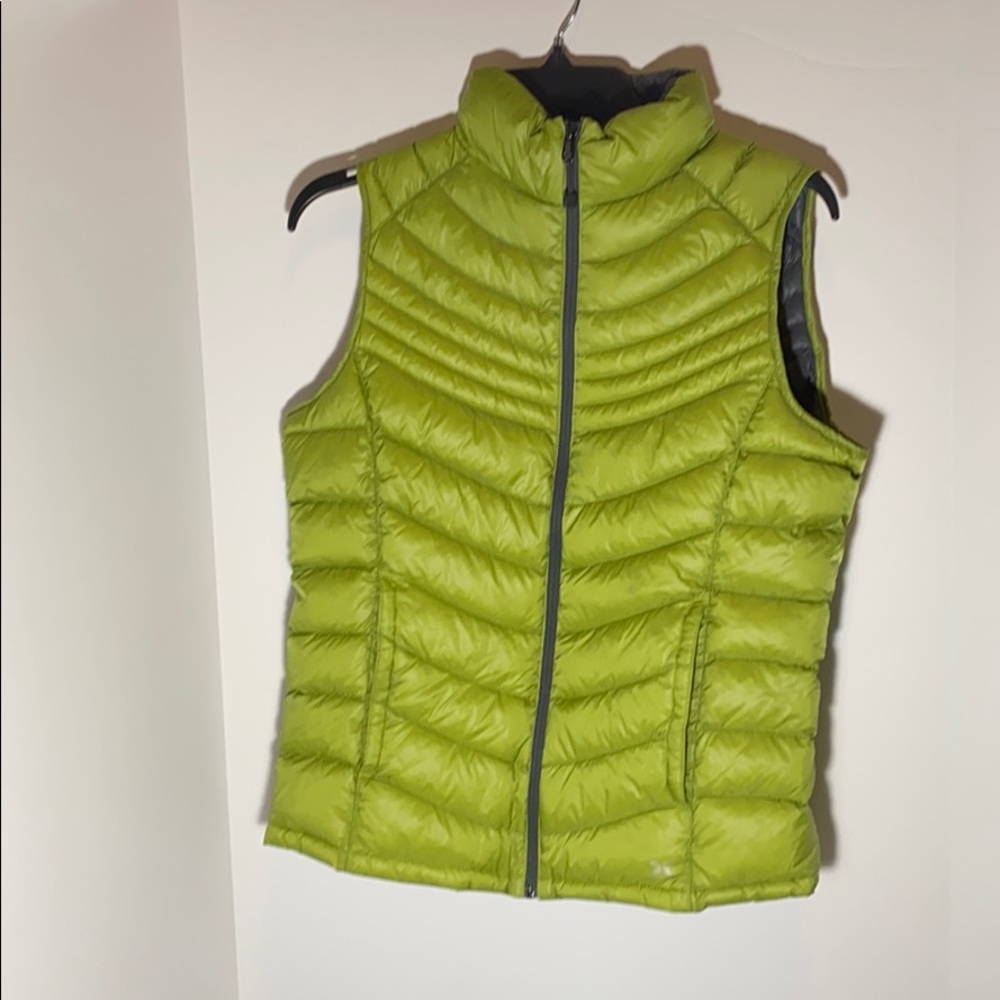 Green Down Puffy Vest